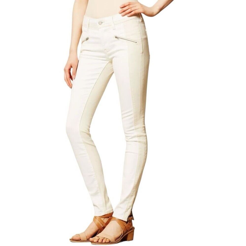 Anthropologie Pilcro & The Letterpress Jeans Sz 28 Serif Moto Skinny Jeans